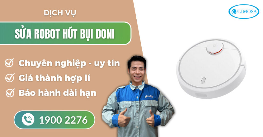 Sửa robot hút bụi Doni - Nơi sửa chữa Uy tín, Giá rẻ TPHCM