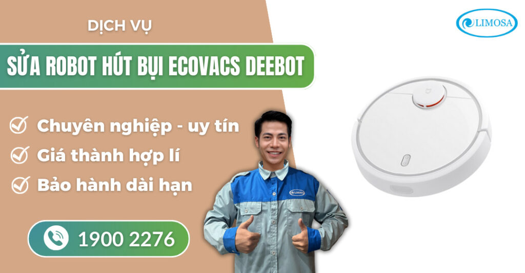 Sửa robot hút bụi Ecovacs Deebot, Dịch vụ Nhanh chóng, Tận nơi