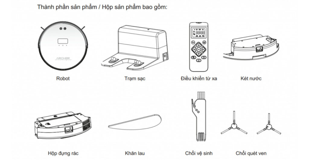cách sử dụng robot lau nhà