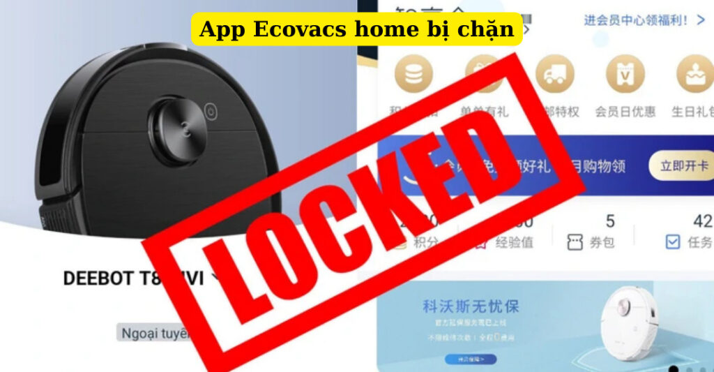 app ecovacs home bị chặn