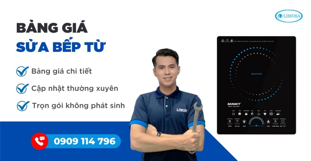 bảng giá sửa bếp từ