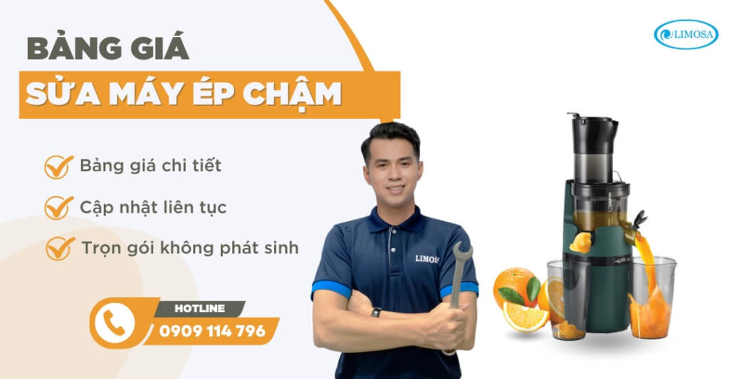 bảng giá sửa máy ép chậm