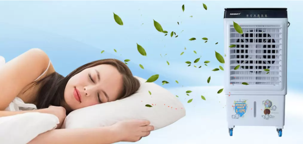 cách sử dụng quạt hơi nước Sanaky