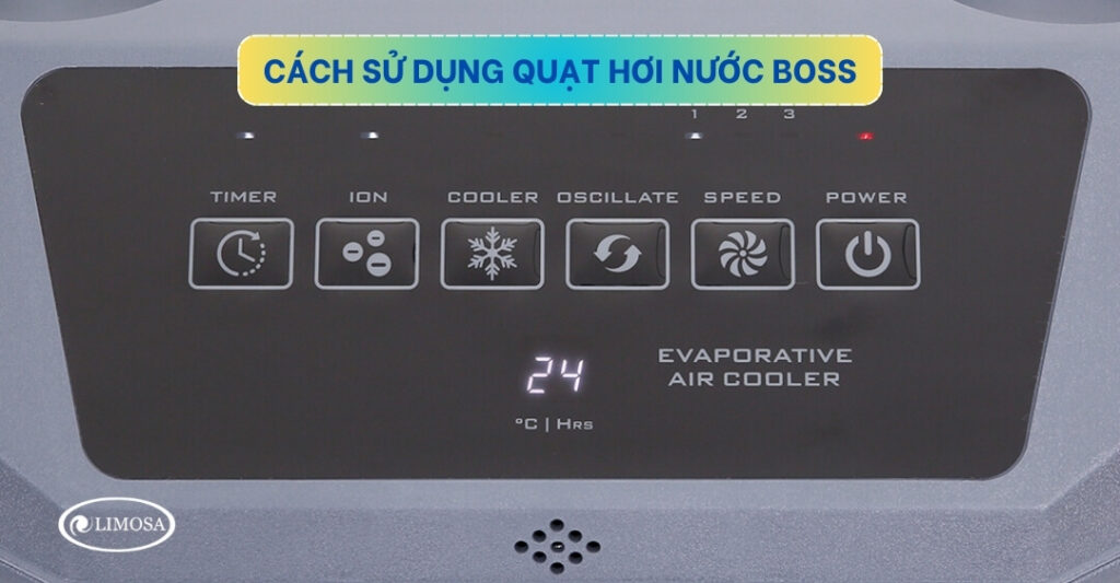 cách sử dụng máy quạt hơi nước boss