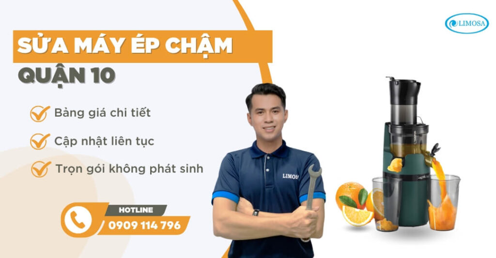 sửa máy ép chậm quận 10