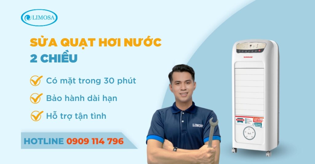sửa quạt hơi nước 2 chiều