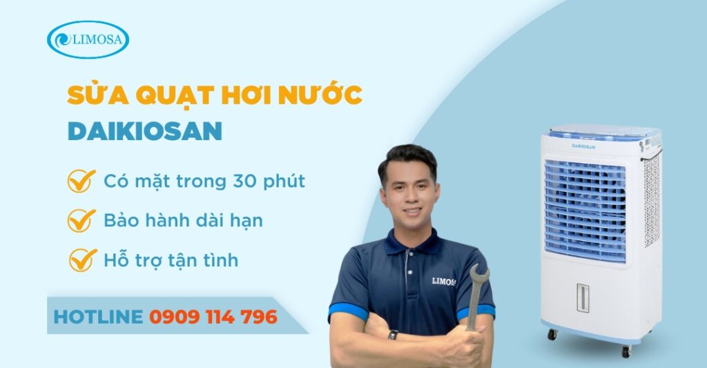 sửa quạt hơi nước daikiosan