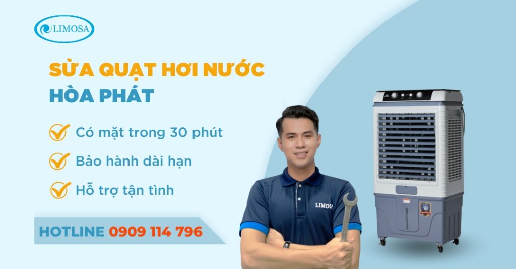 sửa quạt hơi nước hòa phát
