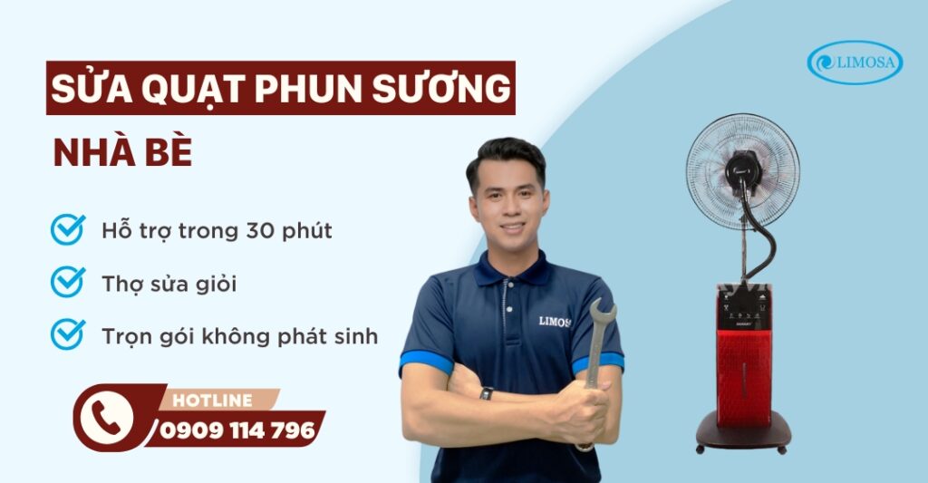sửa quạt phun sương tại nhà bè